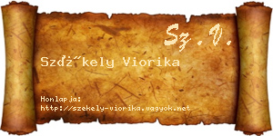 Székely Viorika névjegykártya